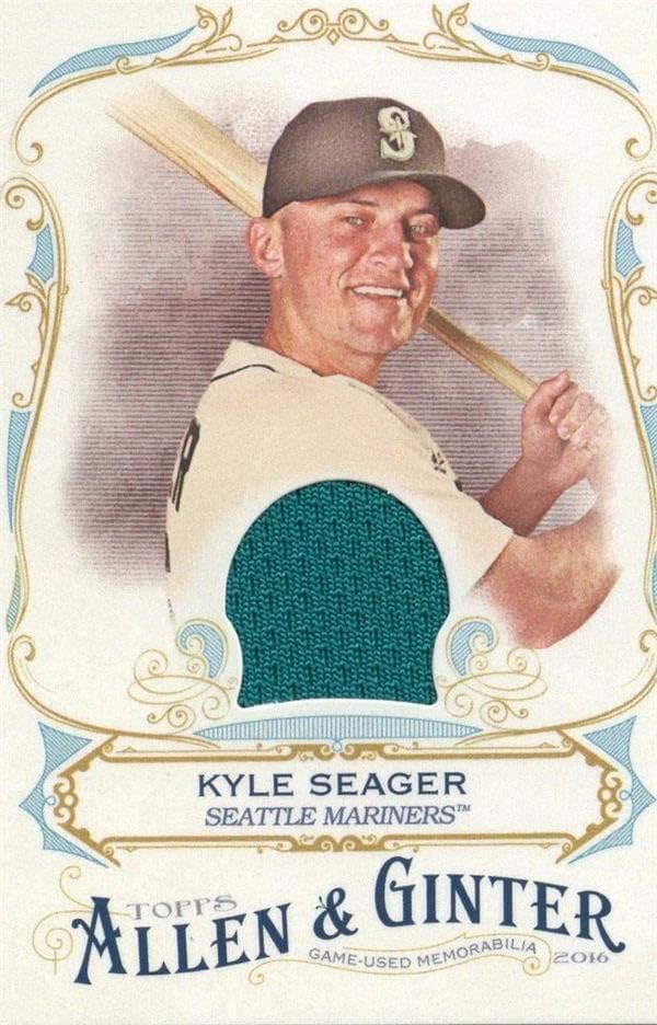 Kyle Seager játékos kopott jersey-i javítás baseball kártya (Seattle Mariners) Topps Allen & Ginter FSRAKSE - MLB Meccset