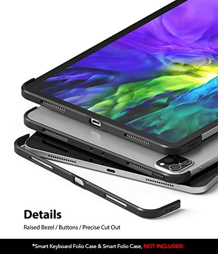 Ringke Keret Pajzs Kompatibilis iPad Pro 11 inch (2020, 2018-ban Megjelent Ver.) - Matt Fekete