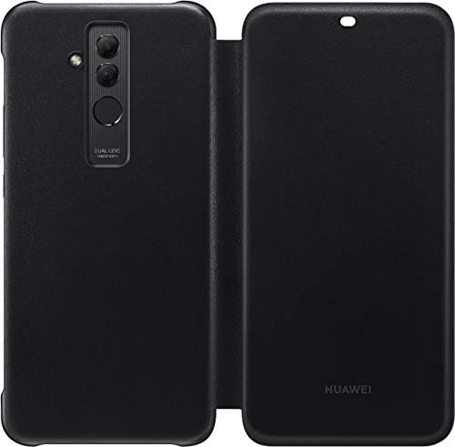 Huawei Flip Tok Pénztárca Borító/Ügy, Haver 20 Lite - Fekete