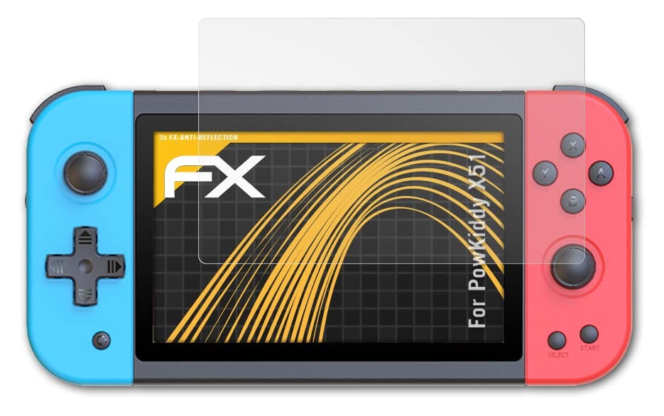 atFoliX képernyővédő fólia kompatibilis PowKiddy X51 Képernyő Védelem Film, anti-reflective, valamint sokk-elnyelő FX Védő