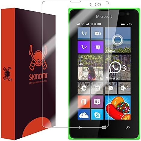 Skinomi képernyővédő fólia Kompatibilis a Microsoft Lumia 435 Tiszta TechSkin TPU Anti-Buborék HD Film