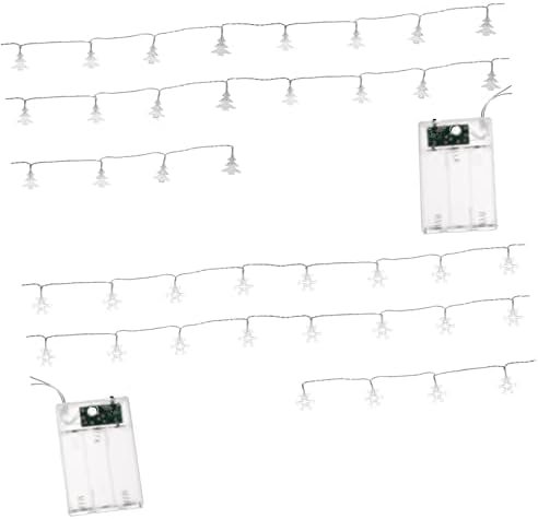 Veemoon 2db Húrok Karácsonyi String Lámpák LED Dekor LED String Fény 20-Led-ek String Lámpa LED Hangulat Lámpa Hópehely String