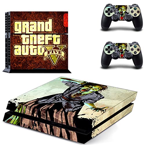 A PS4 NORMÁL - Játék Grand GTA-Lopás, Valamint Automatikus PS4 vagy PS5 Bőr Matrica PlayStation 4 vagy 5 Konzol, Illetve