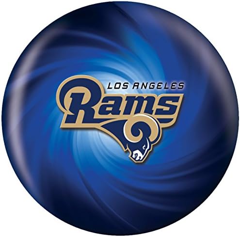 Strikeforce Bowling Hivatalosan Engedélyezett NFL Los Angeles Rams Undrilled Bowling Golyó
