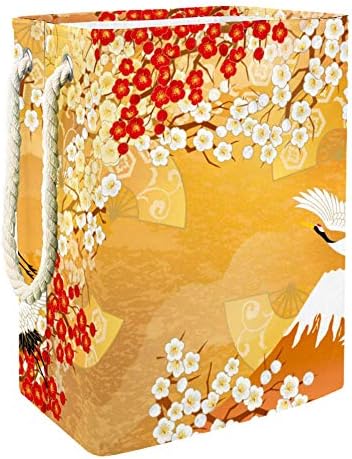 Inhomer Gyönyörű Kimonó az Illusztrációk Japán 300D Oxford PVC, Vízálló Szennyestartót Nagy Kosárban a Takaró Ruházat, Játékok