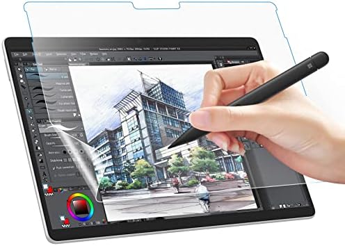 MoKo PET Matt Képernyő Védő Microsoft Surface Pro 9 13 Hüvelykes 2022 / Pro 8 2021 / Pro X, Írni, Rajzolni, Rajzot S-Pen,