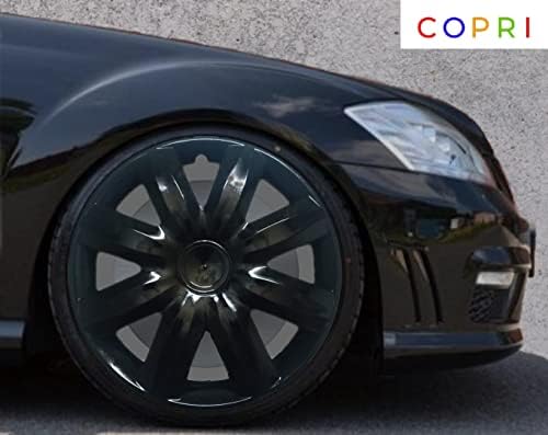 Copri Készlet 4 Kerék Fedezze 14 Colos Dísztárcsa Fekete Snap-On Illik Toyota Camry