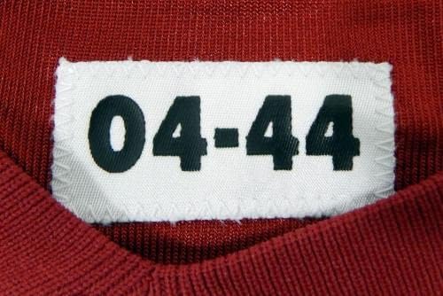 2004-ben a San Francisco 49ers Üres Játék Kiadott Piros Mez 44 DP34675 - Aláíratlan NFL Játék Használt Mezek