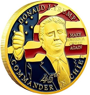 Új Trump, A 45. Az Egyesült Államok Elnöke Kézműves Gyűjtemény Kihívás Érme, Arany Érme (Arany)