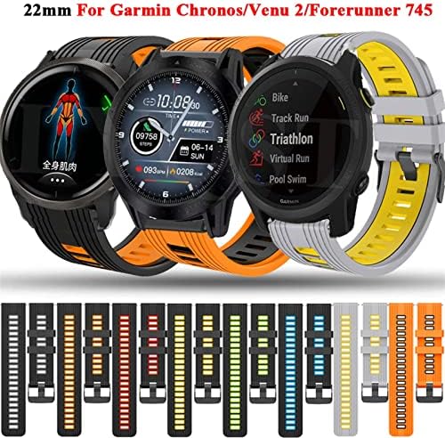 HKTS 22MM Karkötőt a Csukló Pánt A Garmin Venu 2/Vivoactive 4 Smartwatch Szilikon Watchband Forerunner 745/Fenix Kronosz