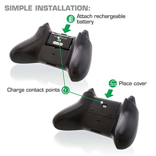 Raptor Power Kit - Újratölthető Akkumulátor Csere Fedél Micro-USB Töltő Kábel Xbox