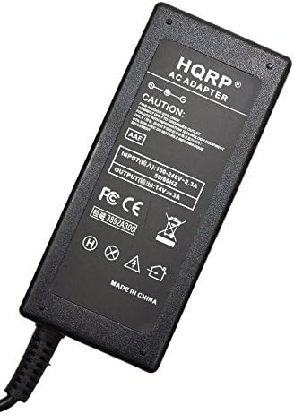 HQRP 14V AC Adapter Kompatibilis a Samsung SyncMaster S27C230B S27C230J S27C350H S27C500H S27C570H S27D360H TFT LCD-Monitor