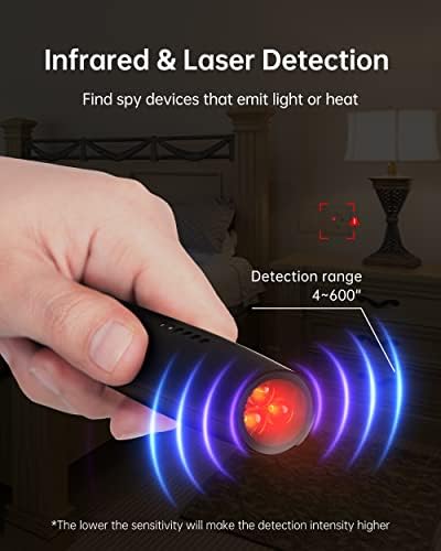 SPYDOGE Rejtett Kamera Érzékelő – Hiba, Rejtett Kamera Érzékelő – Anti-Spy Detektor a Rejtett Eszközök – RF Jelet a GPS Tracker