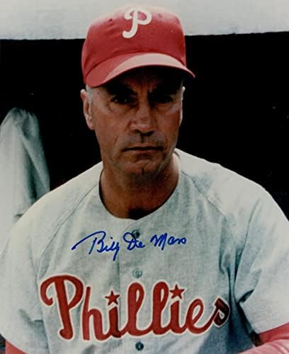 Billy De Mars Philadelphia Phillies Dedikált 8x10 Dedikált Fotó - Dedikált MLB Fotók